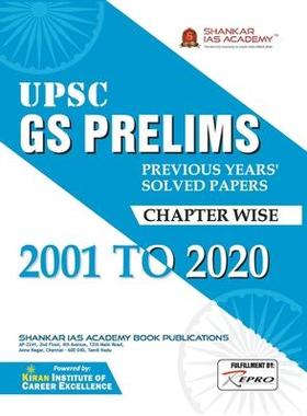 [预订]UPSC GS Prelims Previous years solved paper chapter wise 2001 to 2020 9788194721093