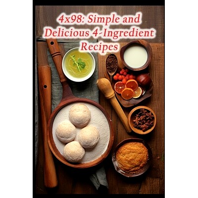 预订 4x98: Simple and Delicious 4-Ingredient Recipes: 9798864740842