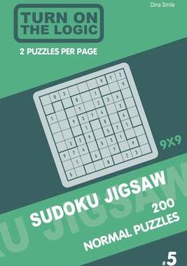 [预订]Turn On The Logic Sudoku Jigsaw 200 Normal Puzzles 9x9 (5) 9781679993848