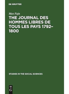 预订 The journal des hommes libres de tous les pays 1792–1800: 9783111023212