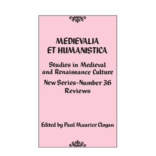 Medievalia 预订 Medieval Culture Humanistica Renaissance 9781442208124 No. and Studies