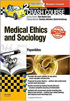 【预售】Crash Course Medical Ethics and Sociology Updated Print + eBook edition