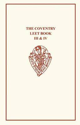 【预订】Coventry Leet Book III & IV