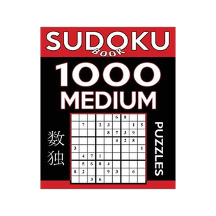 [预订]Sudoku Book 1,000 Medium Puzzles: Sudoku Puzzle Book With Only One Level of Difficulty 9781542891295