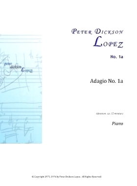 预订 Adagio No. 1: No. 1a (Piano): 9781461016519