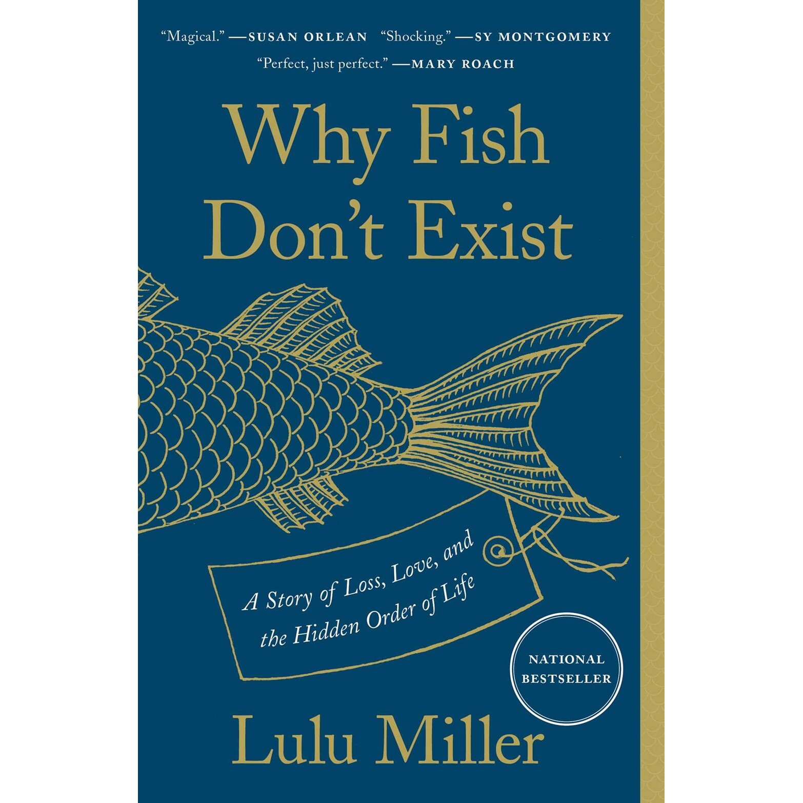 预售 鱼不存在 Lulu Miller 关于失去、爱与生命的隐藏秩序 英文原版 Why Fish Don't Exist