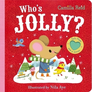 and Who’s Flap Book Christmas Toddlers Interactive for the Gift 孩 谁是快乐 The Jolly? Lift Perfect Mirror 预订