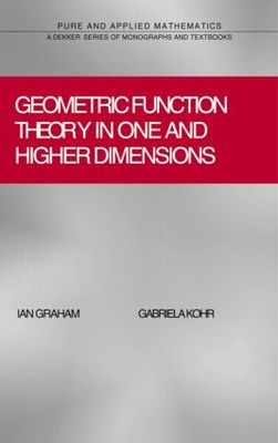 【预订】Geometric Function Theory in One and Higher Dimensions