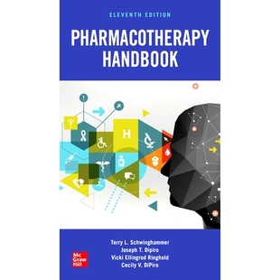 Handbook 第十一版 Eleventh 治疗手册 9781260116694 Edition Pharmacotherapy