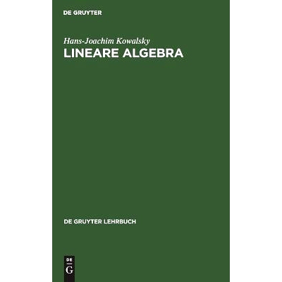 预订 Lineare Algebra: 9783110991925