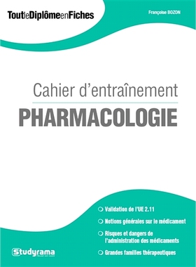预订 Pharmacologie : cahier d’entraînement 药理学：培训书: 9782759033669