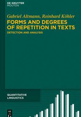 [预订]Forms and Degrees of Repetition in Texts 9783110411799