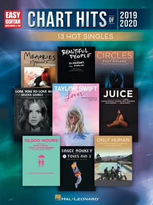 【预订】Chart Hits of 2019-2020 - Songbook for Easy Guitar with Notes & Tab