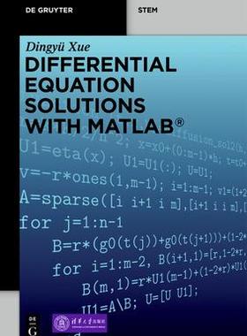[预订]Differential Equation Solutions with MATLAB® 9783110675245