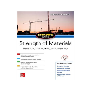 [预订]Schaum’s Outline of Strength of Materials, Seventh Edition 9781260456547