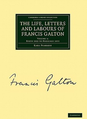 【预订】The Life, Letters and Labours of Francis Galton