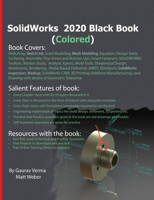 【预订】SolidWorks 2020 Black Book (Colored)