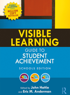 【预订】Visible Learning Guide to Student Achievement 9780815367246
