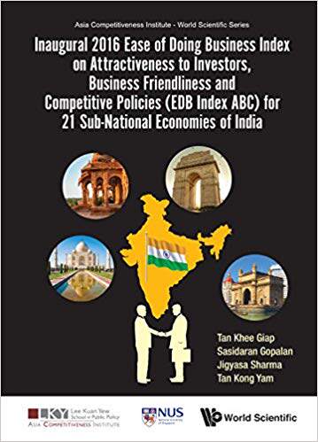 【预售】INAUGURAL 2016 EASE OF DOING BUSINESS INDEX ON ATTRACTIVENESS TO INVESTORS, BUSINESS FRIENDLINESS AND COMP...