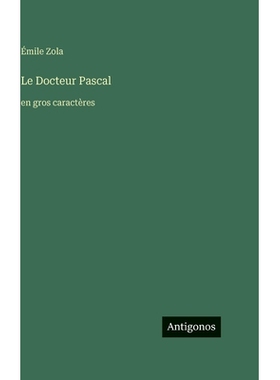 预订 Le Docteur Pascal: en gros caractères: 9783563719305