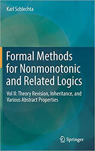 【预售】Formal Methods for Nonmonotonic and Related Logics