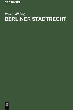 【预订】Berliner Stadtrecht 9783111162119