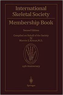 【预订】International Skeletal Society Membership Book