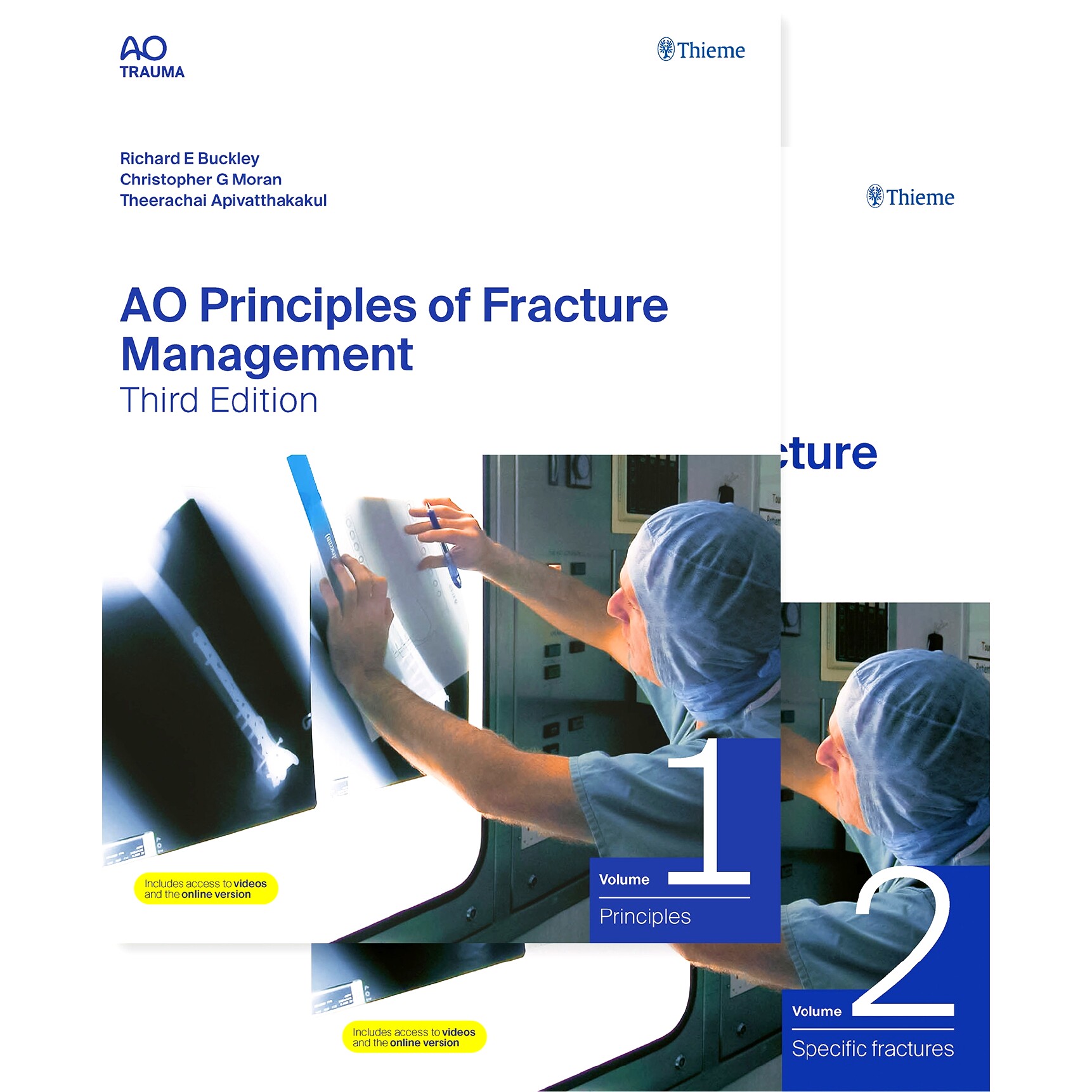 预订 AO Principles of Fracture Management: Vol. 1: Principles, Vol. 2: Specific fractures AO骨折管理原则: 9783132444737