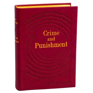 带刷边 罪与罚 Classics 现货 英文原版 Punishment Word and 皮革封面 陀思妥耶夫斯基 Cloud Crime 新版