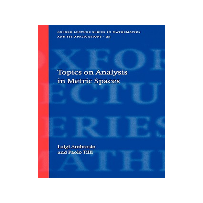 预订 Topics on Analysis in Metric Spaces