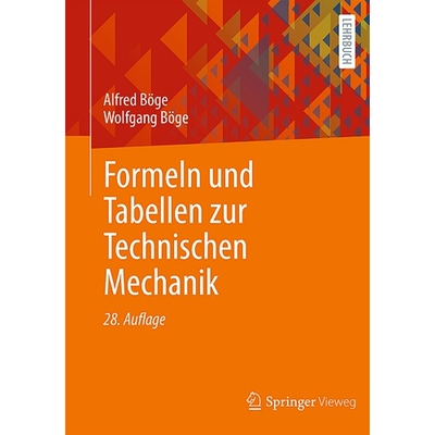 预订 Formeln und Tabellen zur Technischen Mechanik 技术力学的公式和表格 9783658444297