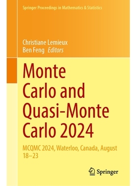 预订 Monte Carlo and Quasi-Monte Carlo 2024: MCQMC 2024, Waterloo, Canada, August 18–23 第16届科学计算中的蒙特卡罗与拟
