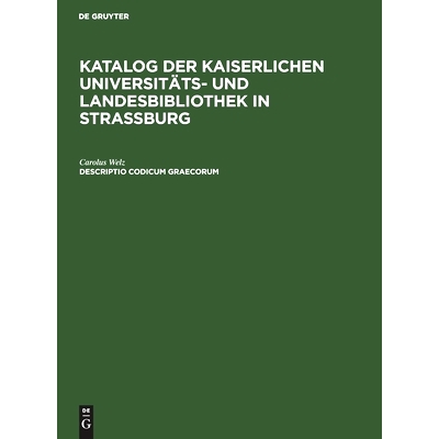 预订 Descriptio codicum Graecorum: 9783111287034