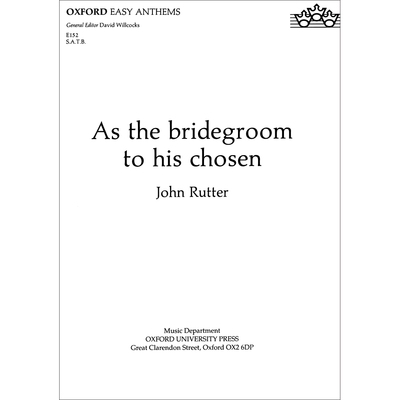 预订 As the bridegroom to his chosen 新郎與所愛之人: 9780193511347