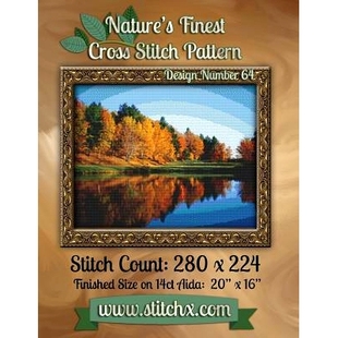Cross Stitch Nature’s 9781502576057 Number Finest Design 预订 Pattern