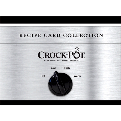预订 Crockpot Recipe Card Collection Tin (Silver)