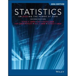 Power Second Statistics the 第2版 978111958 预订 力量 Unlocking Asia Edition Data 亚洲版 统计学：释放数据