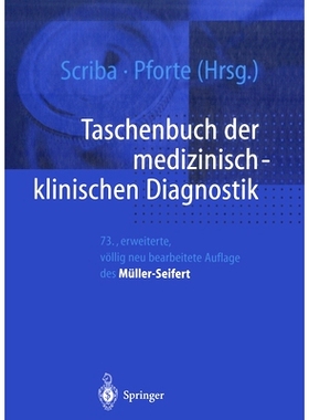 预订 Taschenbuch Der Medizinisch-Klinischen Diagnostik