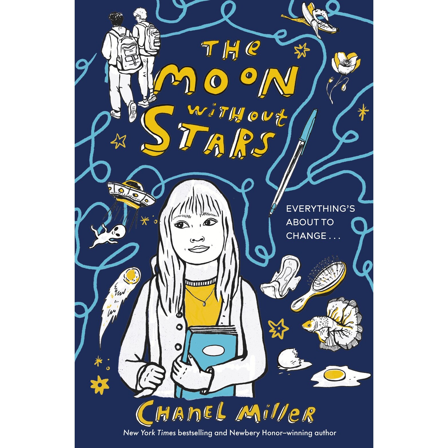 预售 没有星星的月亮 纽伯瑞奖作家 Chanel Miller 精装新作 校园小说 中年级读物 英文原版 The Moon Without Stars