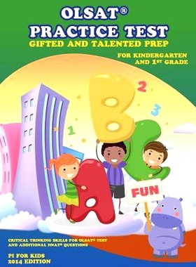 预订 OLSAT Practice Test Gifted and Talented Prep for Kindergarten and 1st Grade: OLSAT Test Prep and Additional NNAT Qu