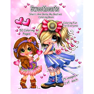 预订 Sweethearts Sherri Ann Baldy My Besties Coloring Book: 9798643792512