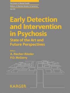 【预售】Early Detection and Intervention in Psychosis