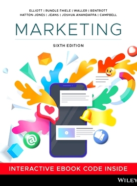 预订 Marketing 6th Edition Print and Interactive E-Text 市场营销 印刷与互动电子文本 第6版: 9781394189694