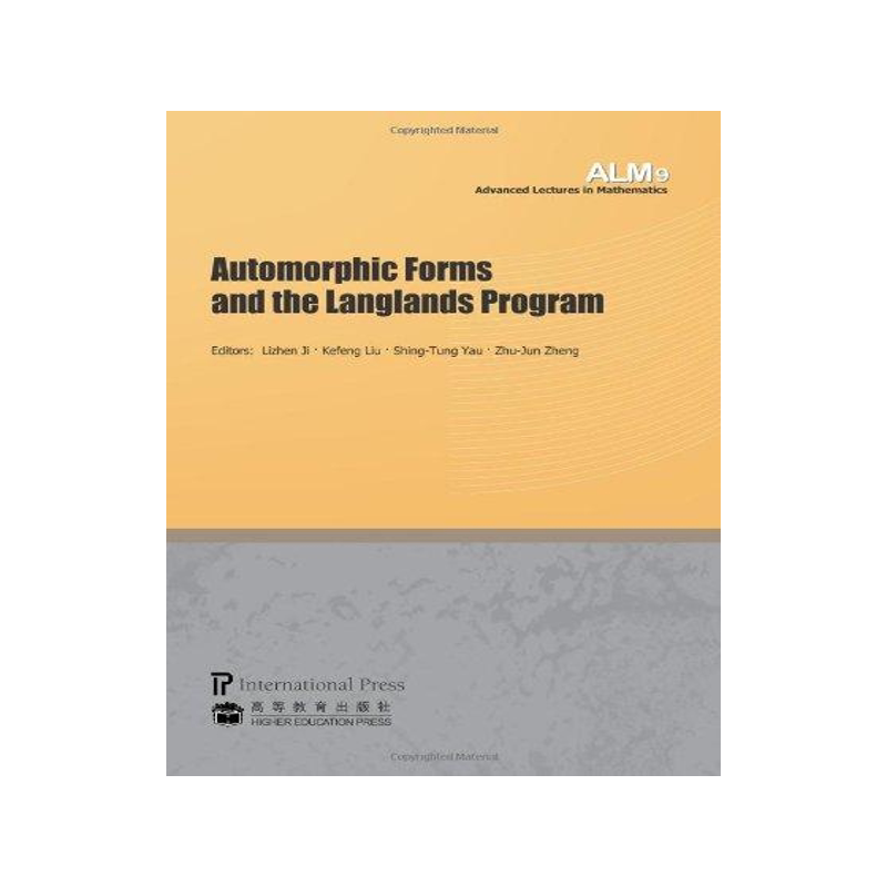 [预订]Automorphic Forms and the Langlands Program 9781571461414