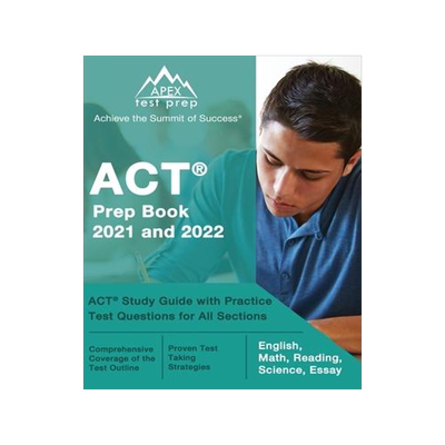 [预订]ACT Prep Book 2021 and 2022: ACT Study Guide with Practice Test Questions for All Sections [English, 9781628457599