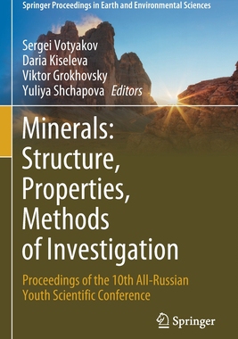 【预订】Minerals: Structure, Properties, Methods of Investigation 9783030494704
