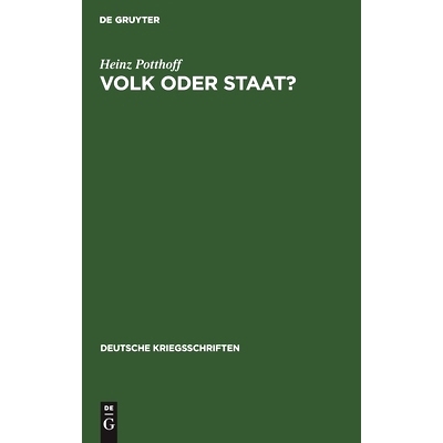 预订 Volk oder Staat?: 9783111047782