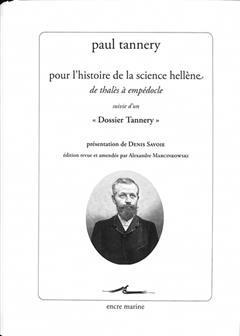 [预订]Pour l’Histoire de la Science Hellene: de Thales a Empedocle 9782350882000