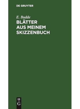预订 Blätter aus meinem Skizzenbuch: Gesammelte kleine Erzählungen: 9783112455517