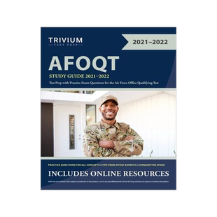 [预订]AFOQT Study Guide 2021-2022: Test Prep with Practice Exam Questions for the Air Force Office Qualify 9781635309850